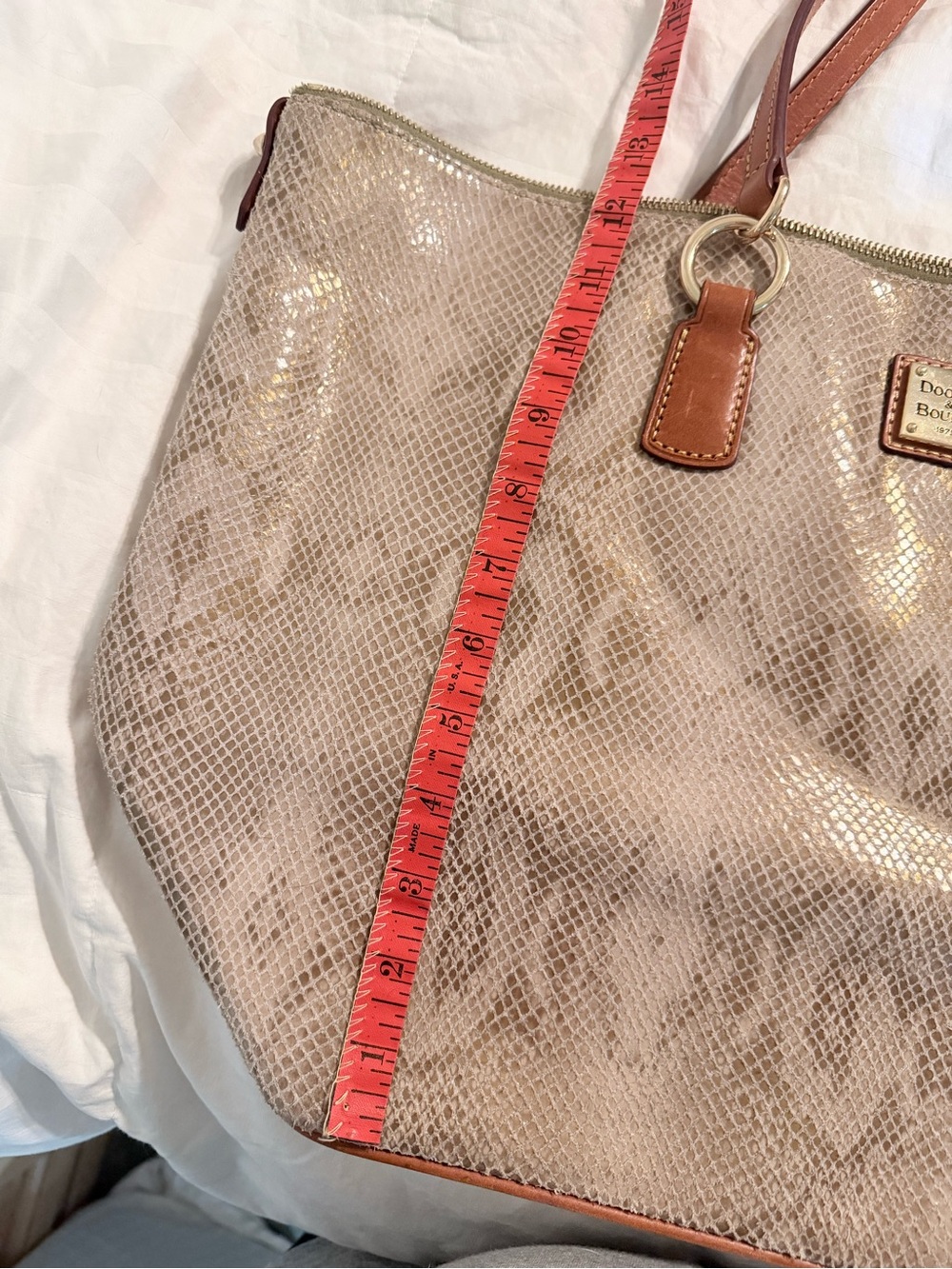 Dooney & Bourke Python Handbag - Picture 6 of 7